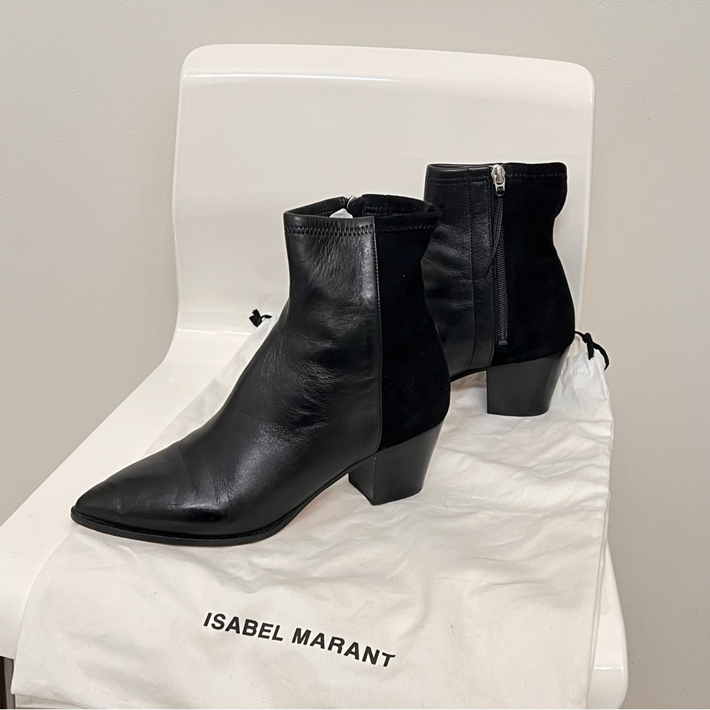 isabel marant black dabbs boot